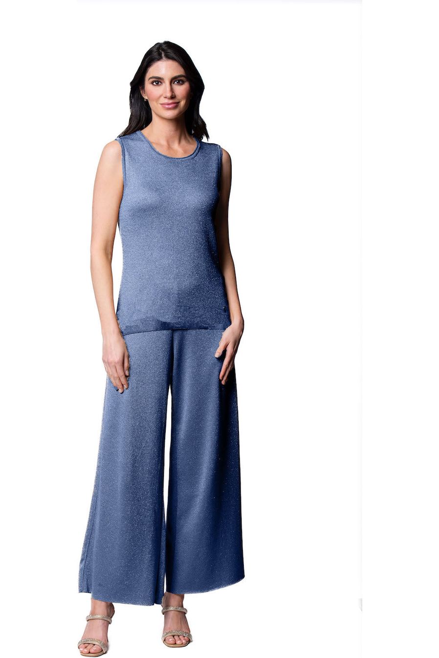 Tessa Tank Top; Tornado Silver