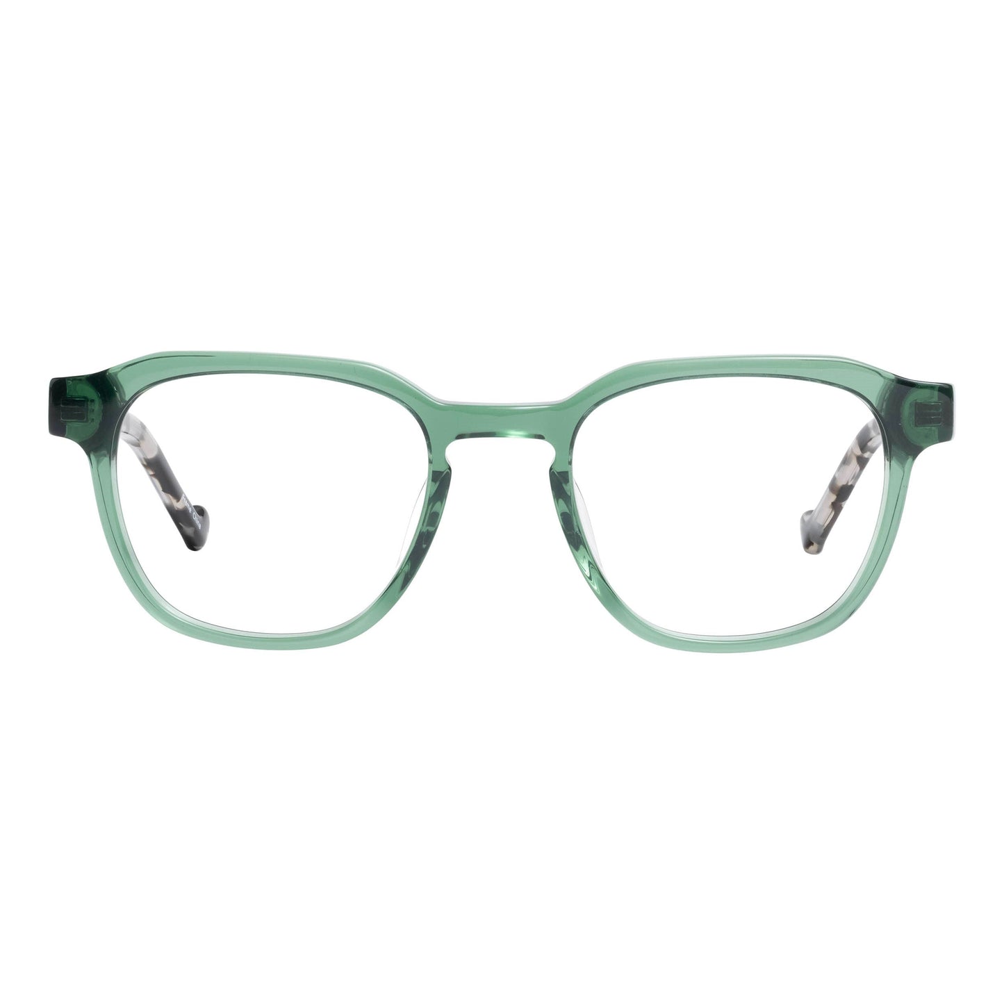 Computer Reading Glasses Transparent Green - Renee's Readers