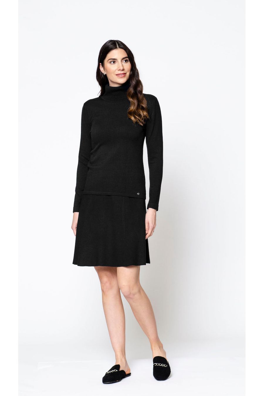 Paris Classic Turtleneck, Black