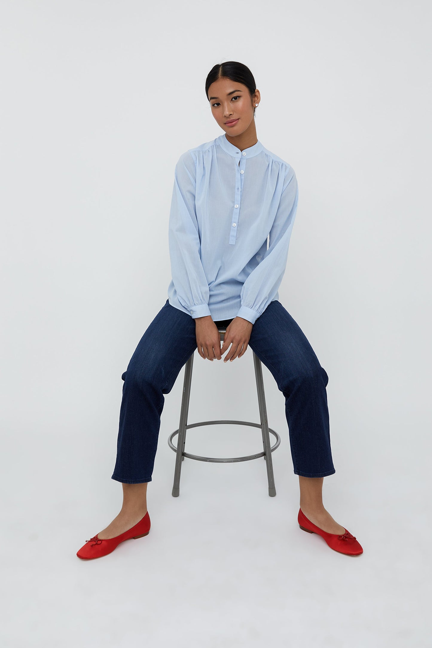 Boho Shirt: True Blue