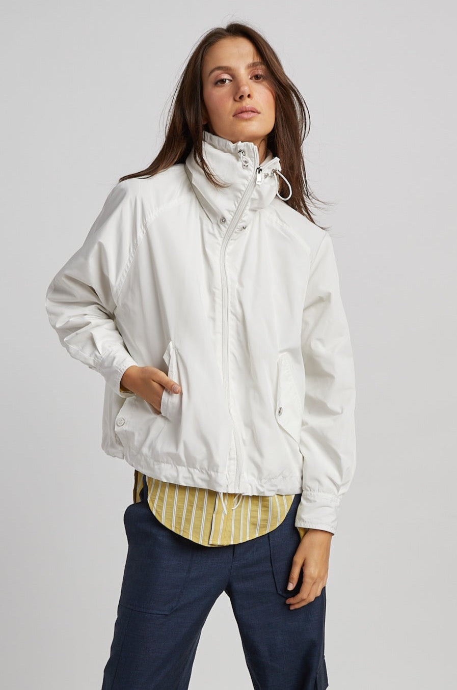 Ryder Bomber W/ Hidden Hood, Toggle Detail & Lateral Snaps Opening