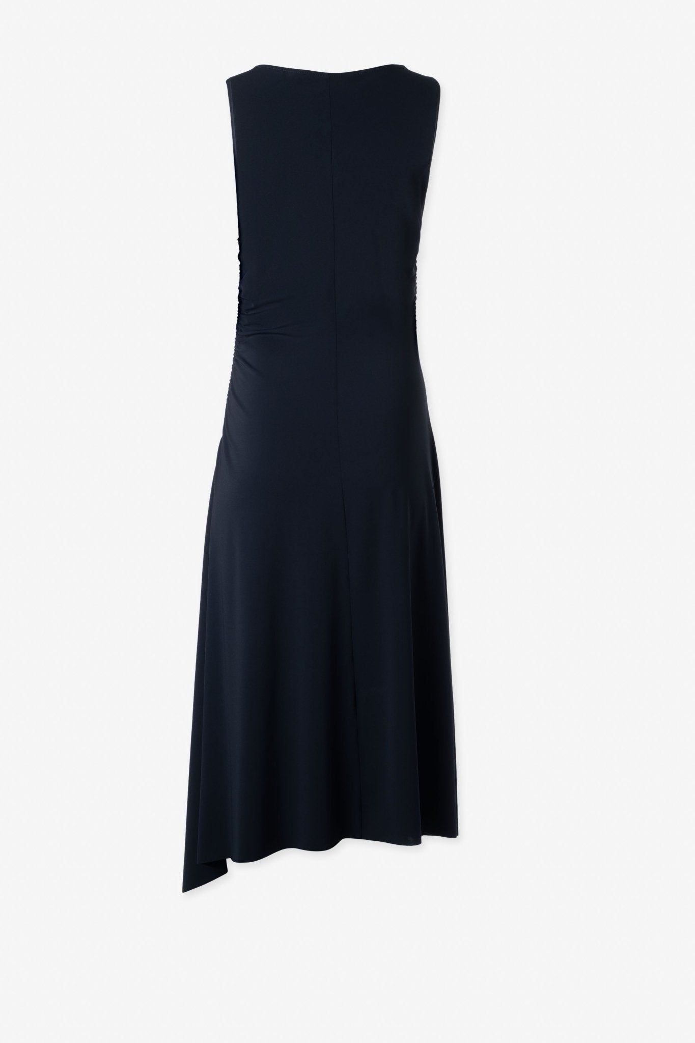 Asymetric Gathered Midi Dress - IRIS SETLAKWE - Banebrook Collections
