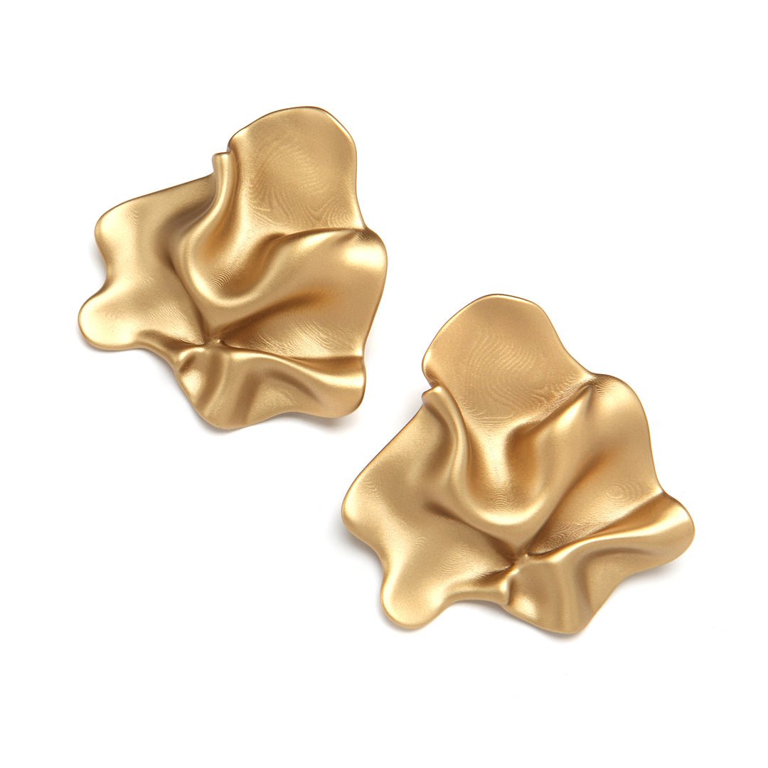 Azalea Clip Earring Gold - PONO - Banebrook Collections