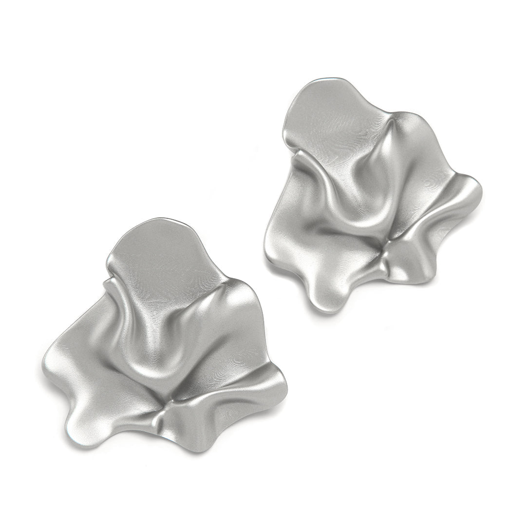 Azalea Clip Earring Silver - PONO - Banebrook Collections