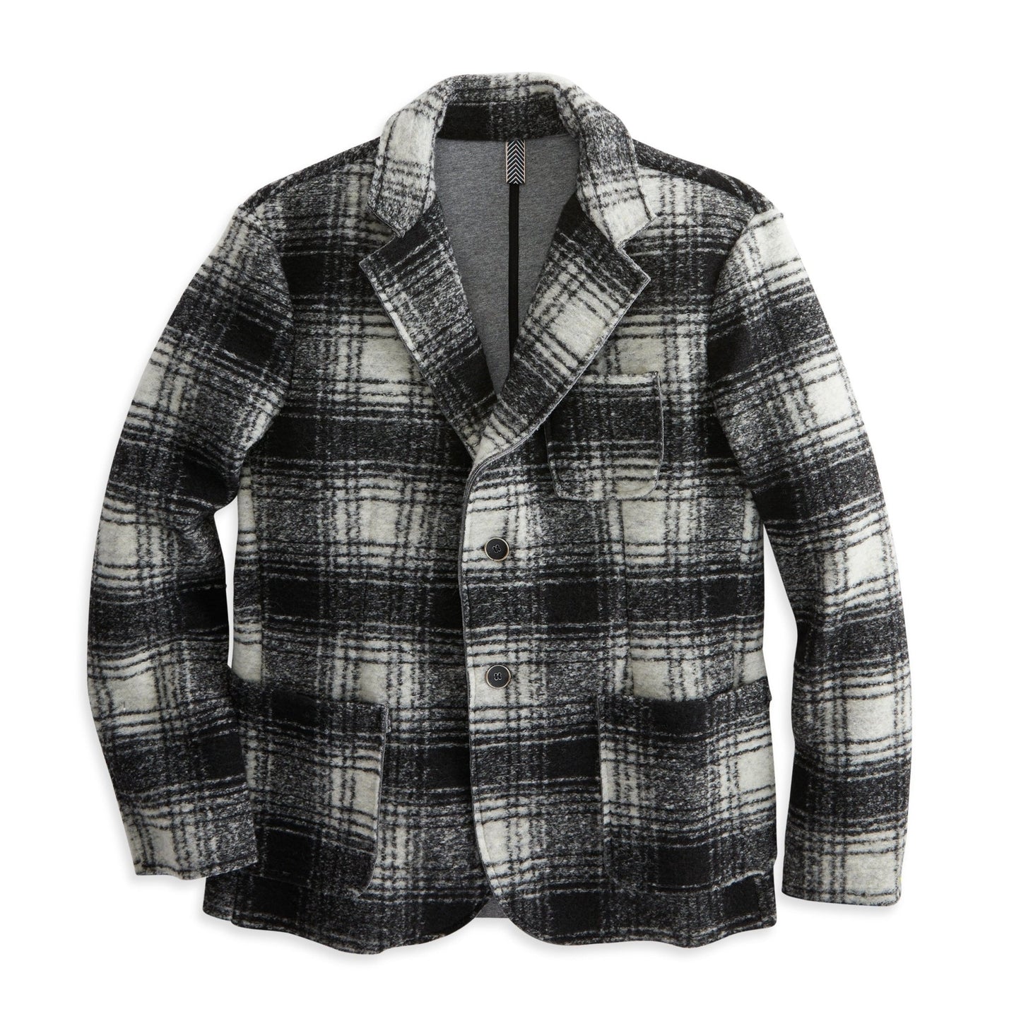 Boiled Wool Plaid Blazer - GIONFRIDDO SPORTSWEAR - Banebrook Collections
