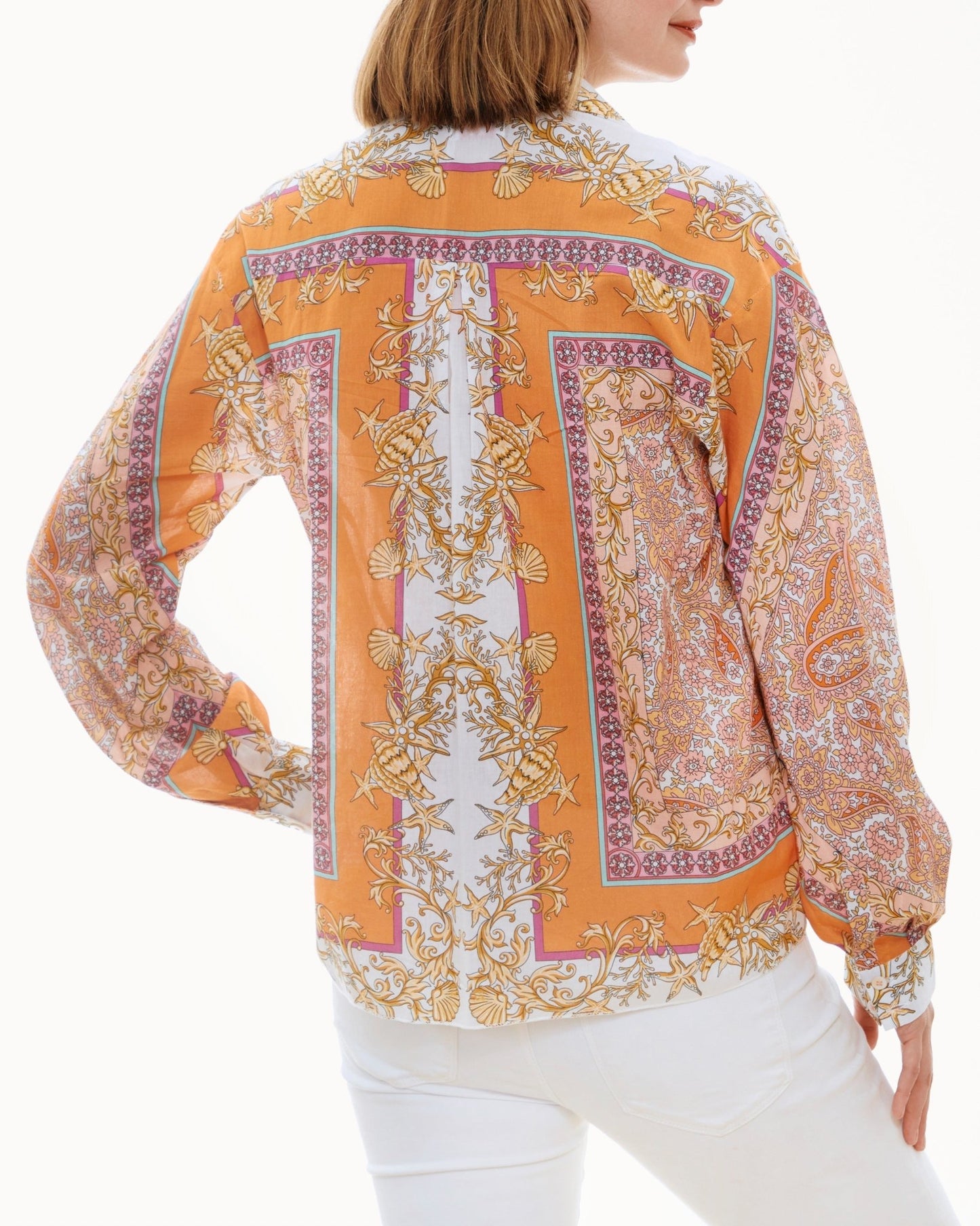 Buckhead Boxy Top Engineered Print - DIZZY LIZZIE - Banebrook Collections