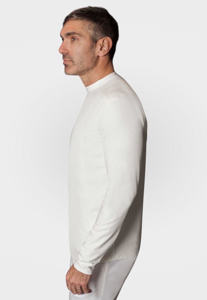 Buki + Cinqo Long Sleeve T-Shirt - White - BUKI - Banebrook Collections