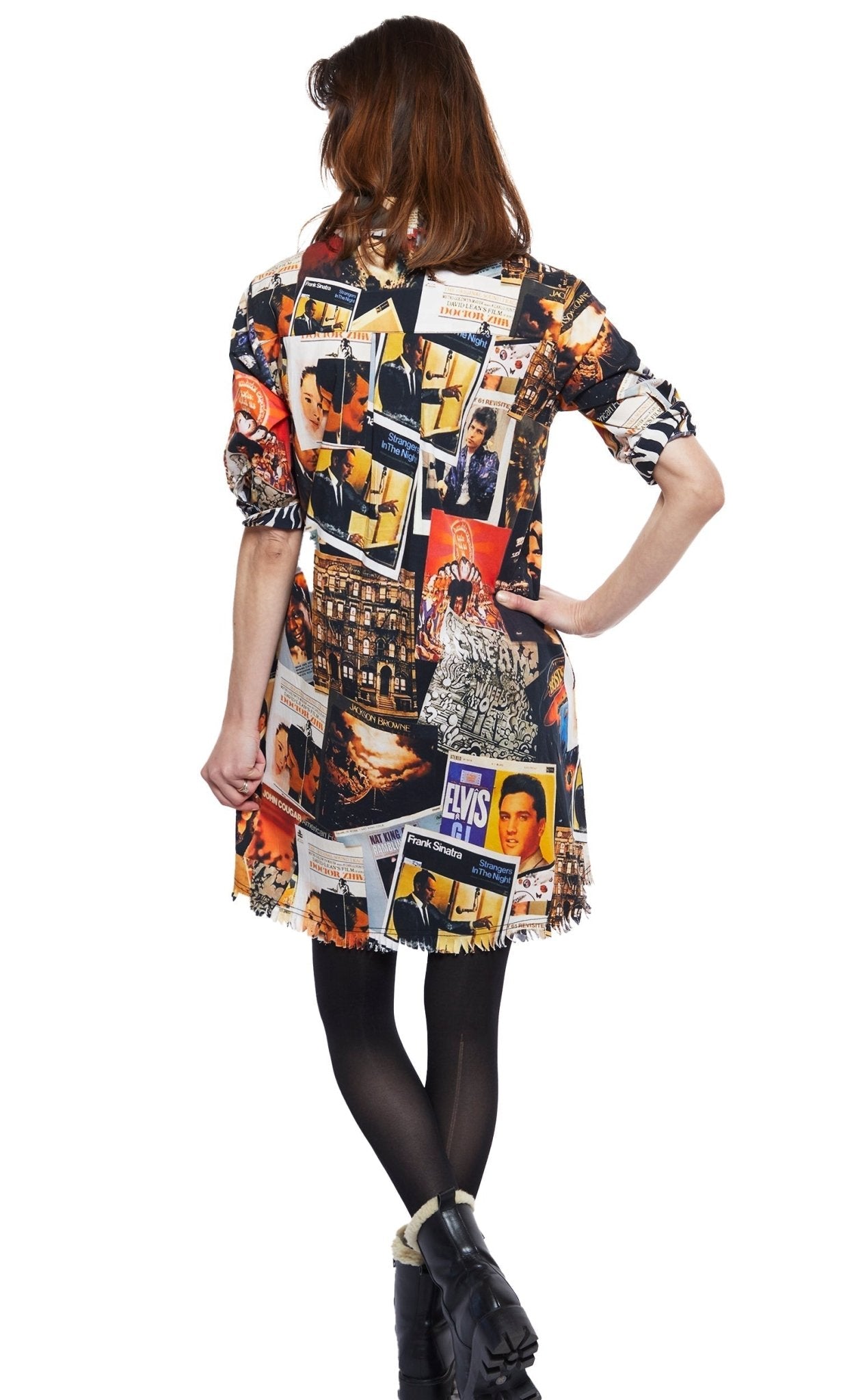 Chatham Dress Rock And Roll Print - DIZZY LIZZIE - Banebrook Collections