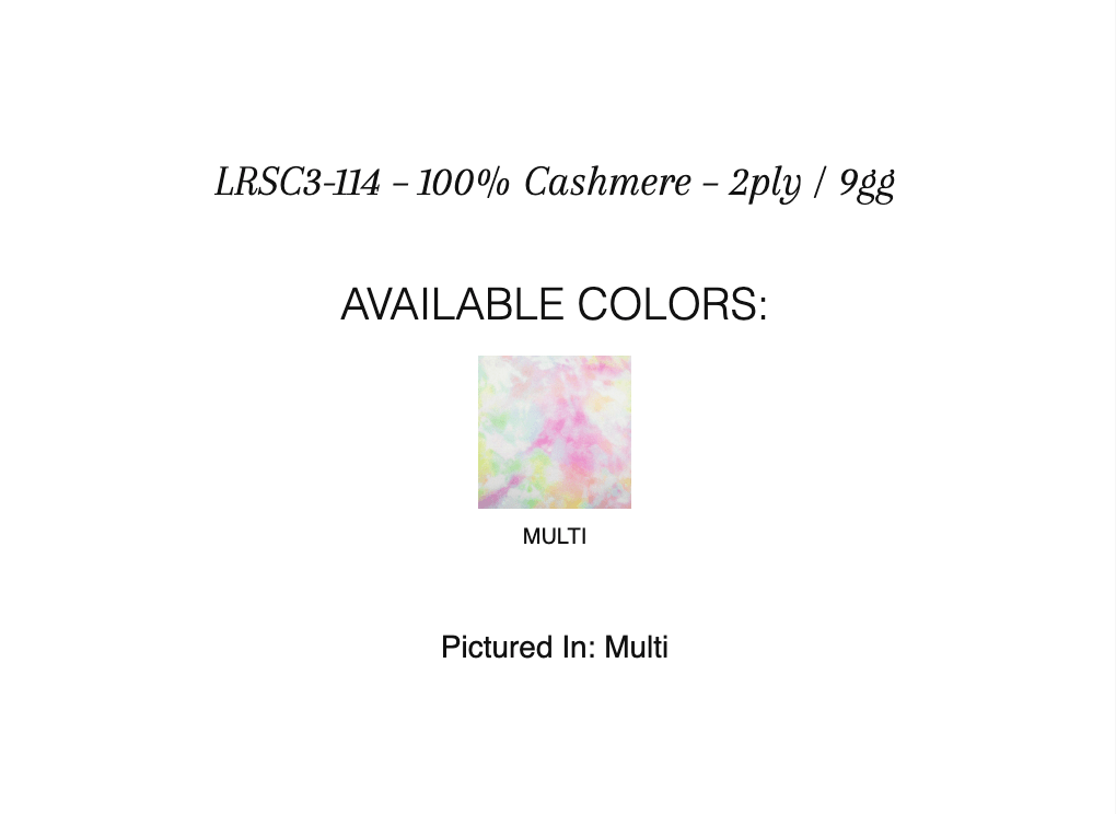 Dreamscape Easy Crew - KINROSS CASHMERE - Banebrook Collections