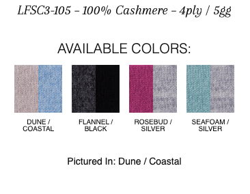 Exposed Seam Hi - Low Crew - KINROSS CASHMERE - Banebrook Collections