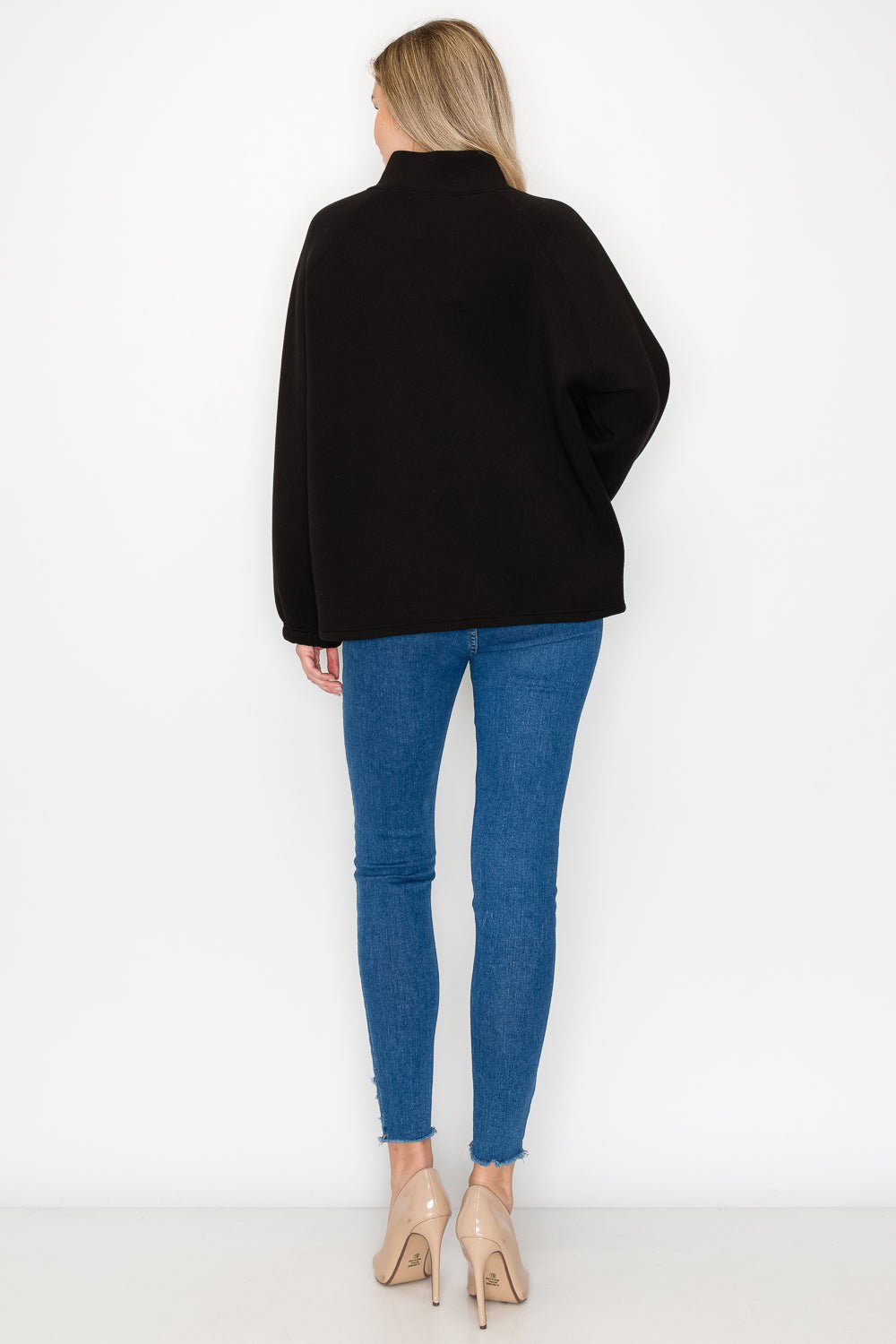 Fatima Half - Zip Pullover Top - JOH APPAREL - Banebrook Collections