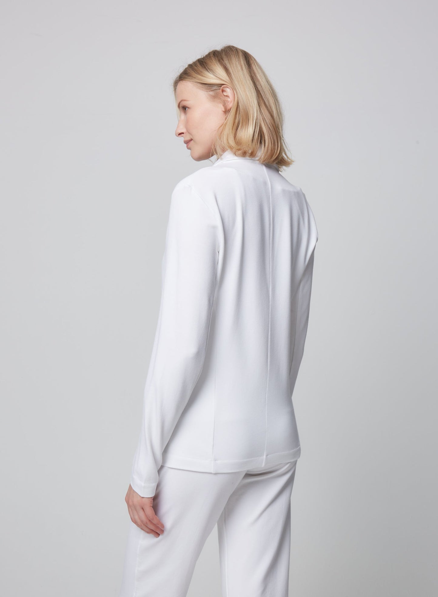 French Terry Looped One - Button Blazer - MAJESTIC FILATURES - Banebrook Collections