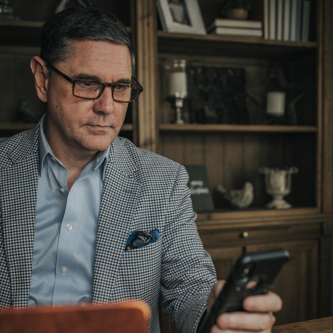 Half-Frame Reading Glasses for Men- Large Size
