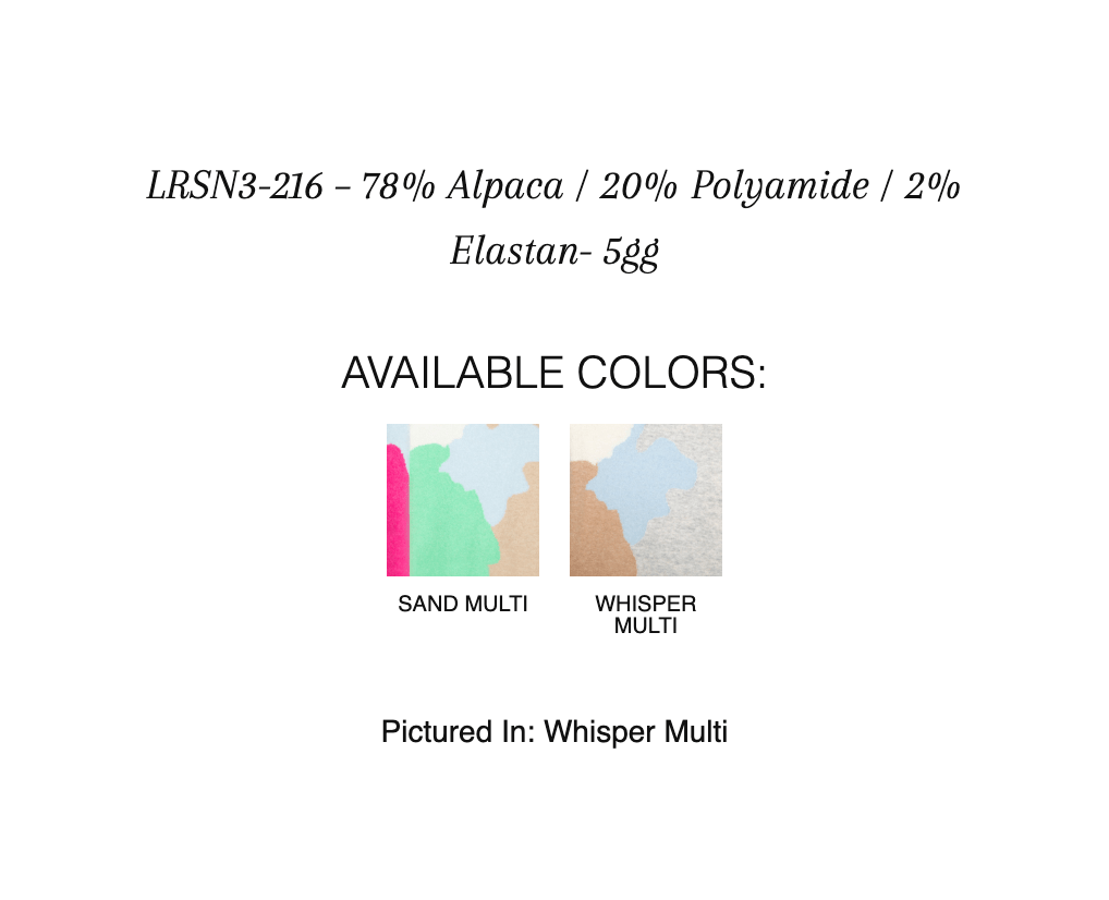 Lofty Intarsia Funnel - KINROSS CASHMERE - Banebrook Collections