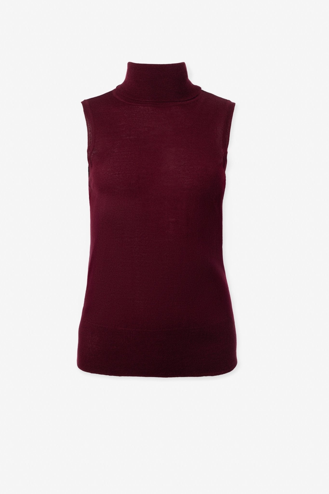 Merino Blend Sleeveless Turtleneck - IRIS SETLAKWE - Banebrook Collections