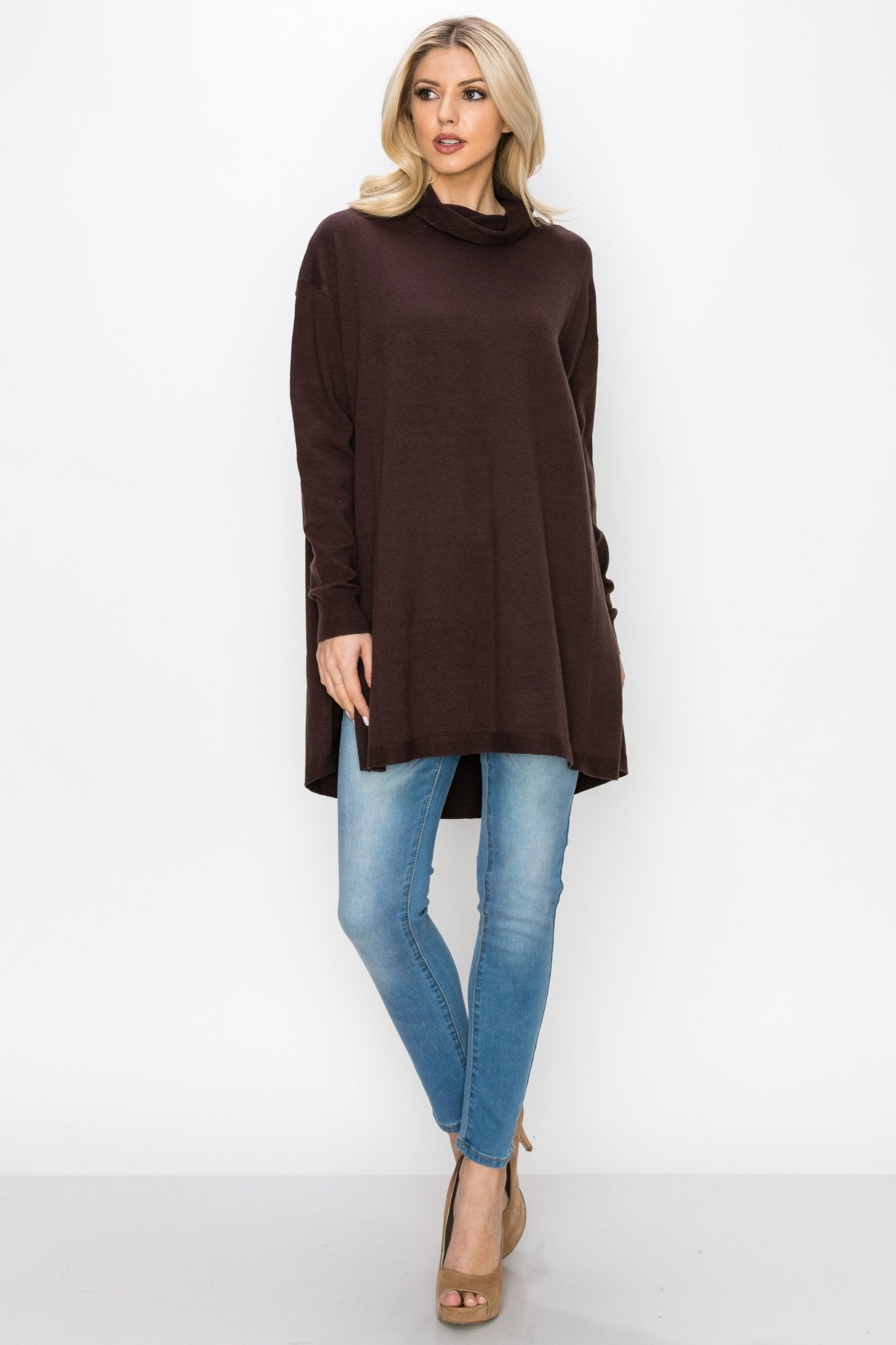 Sarah Tunic Knitted Sweater - JOH APPAREL - Banebrook Collections