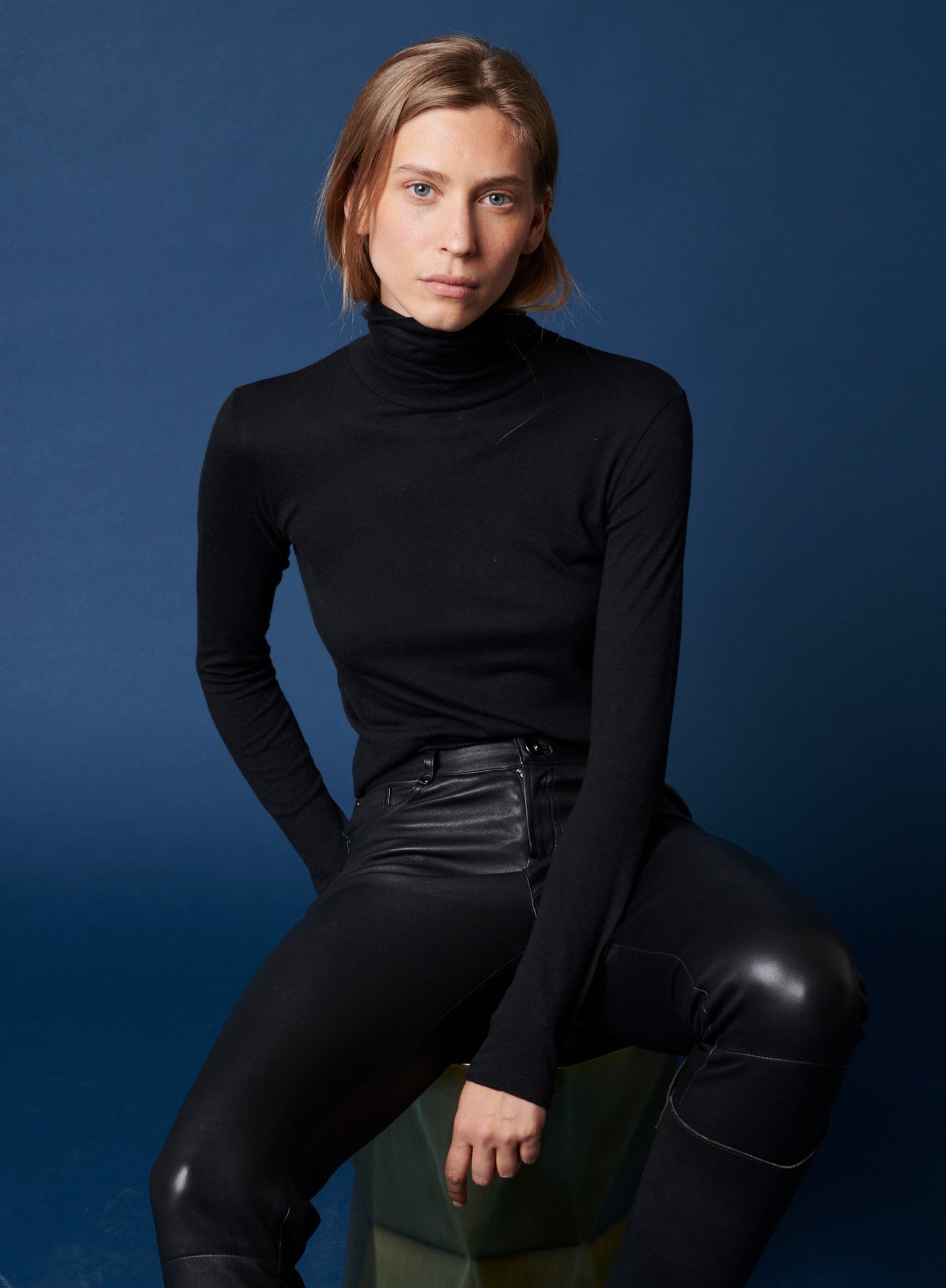 Soft Touch Long Sleeve Turtleneck - MAJESTIC FILATURES - Banebrook Collections