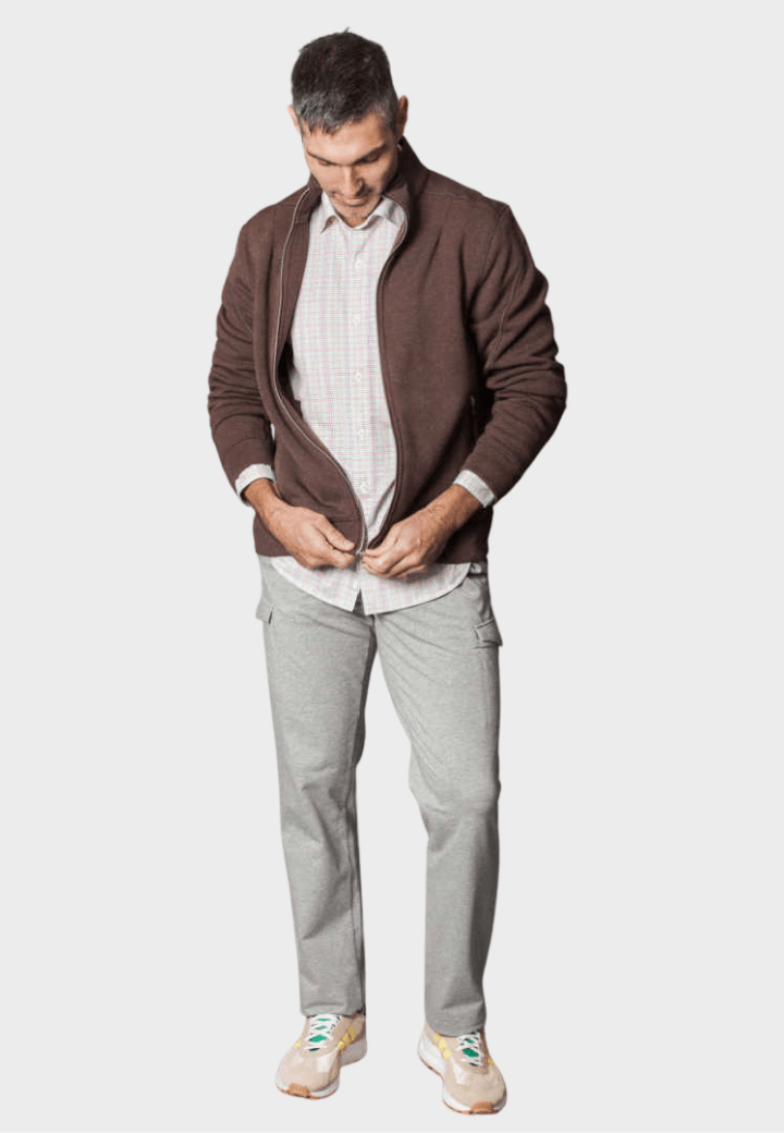 Spectrum Check Long Sleeve Tech Shirt - BUKI - Banebrook Collections