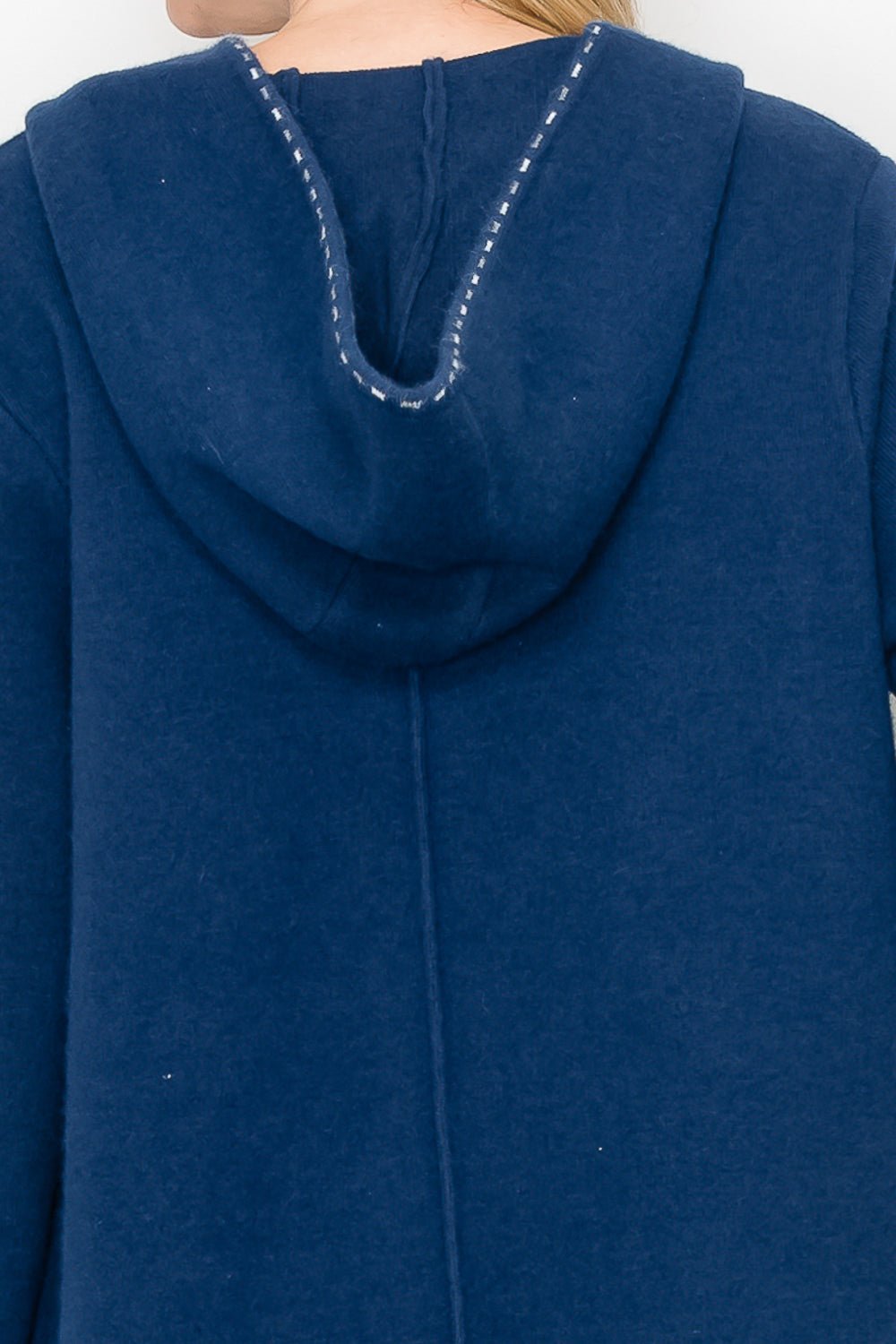 Stella Knitted Sweater Coat With Faux Fur Pockets - JOH APPAREL - Banebrook Collections