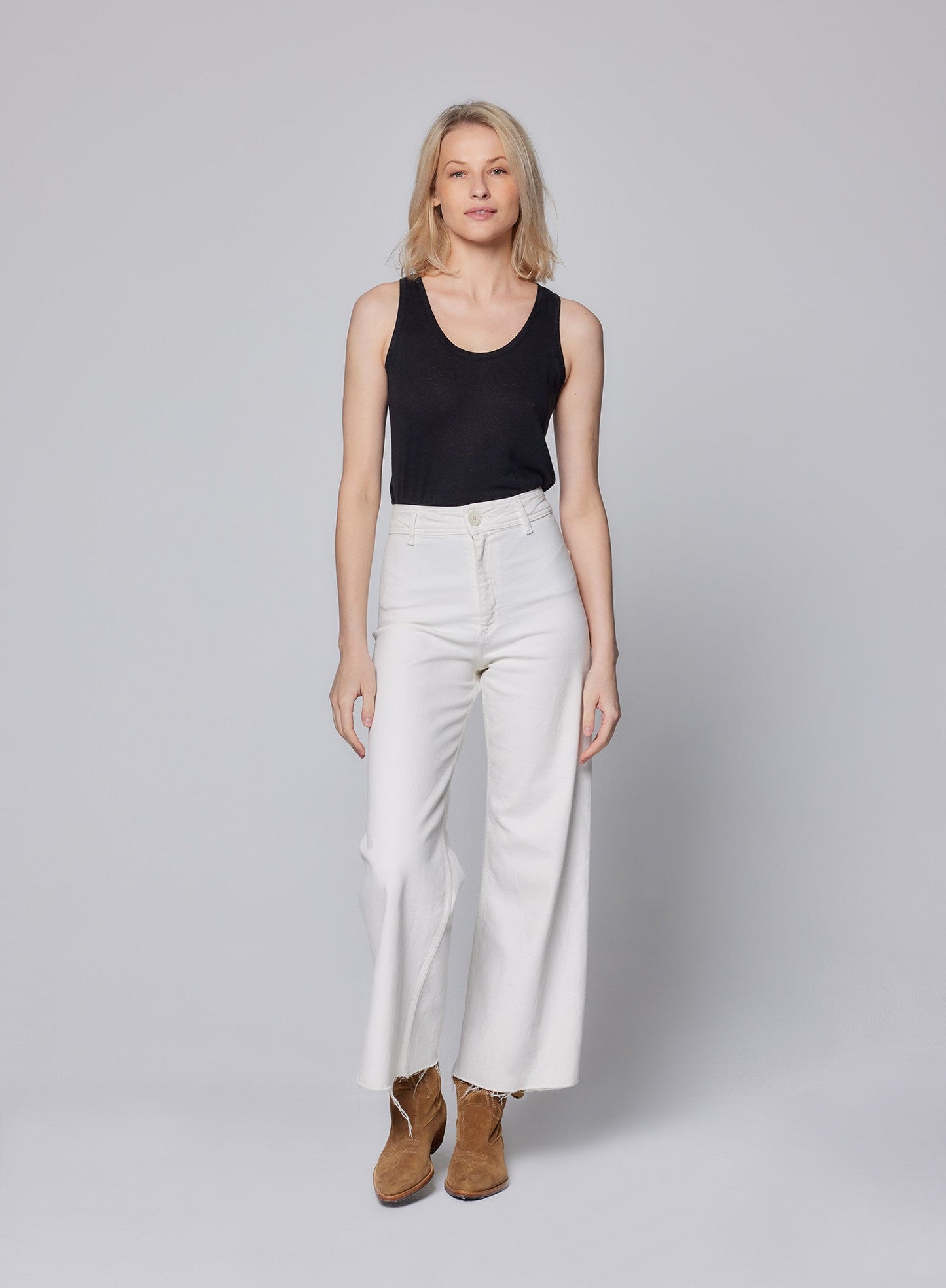 Stretch Linen Tank - MAJESTIC FILATURES - Banebrook Collections