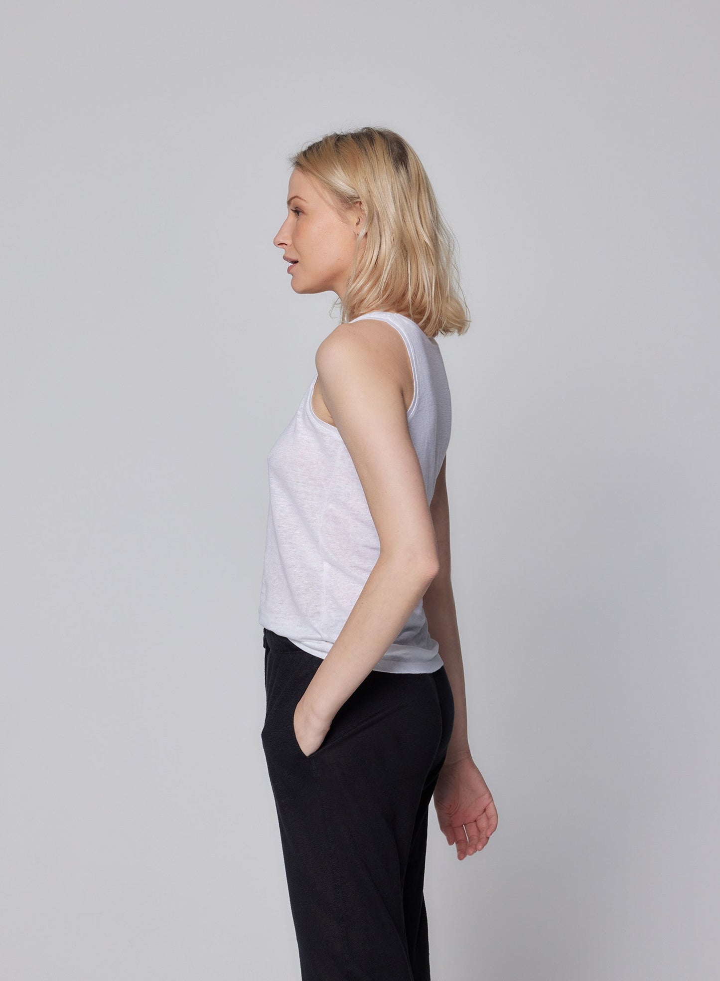 Stretch Linen Tank - MAJESTIC FILATURES - Banebrook Collections