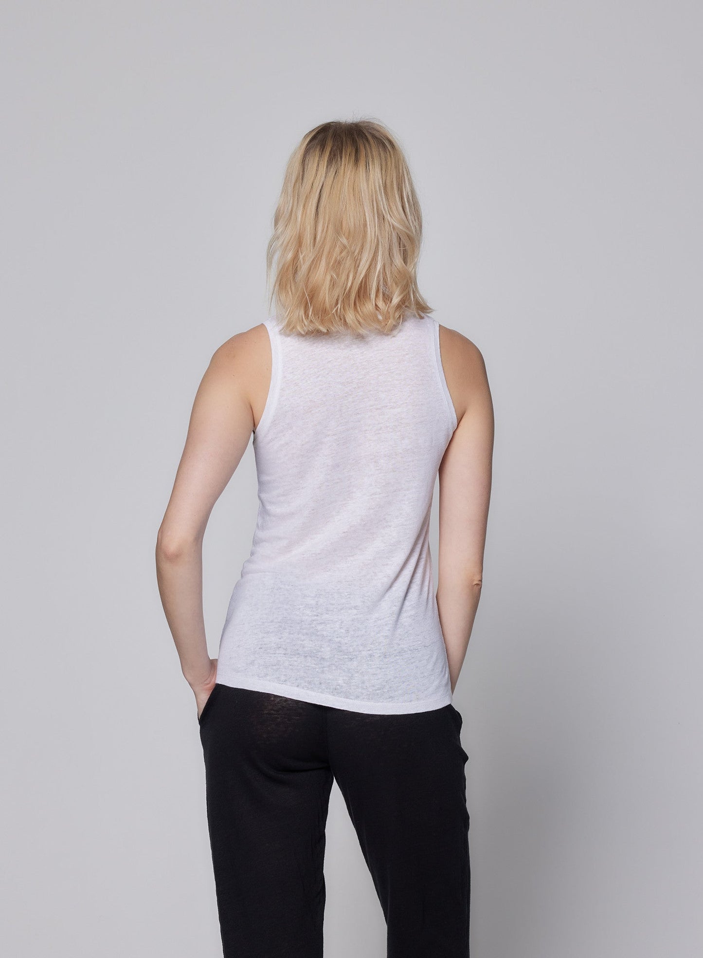 Stretch Linen Tank - MAJESTIC FILATURES - Banebrook Collections
