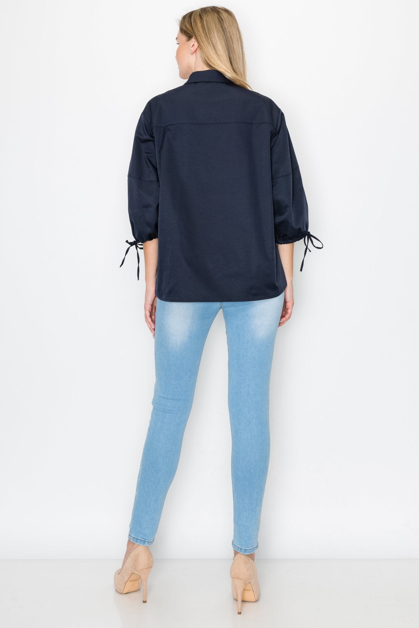Winnie Woven Shirt Top - JOH APPAREL - Banebrook Collections