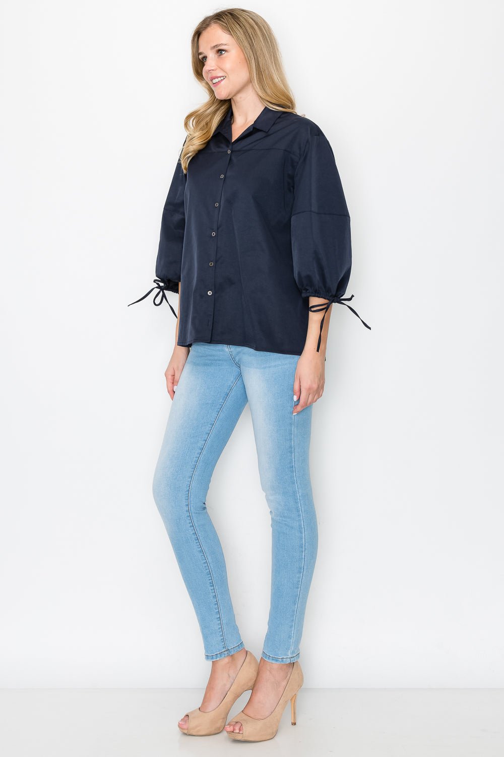 Winnie Woven Shirt Top - JOH APPAREL - Banebrook Collections