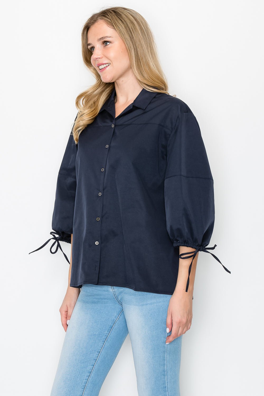Winnie Woven Shirt Top - JOH APPAREL - Banebrook Collections