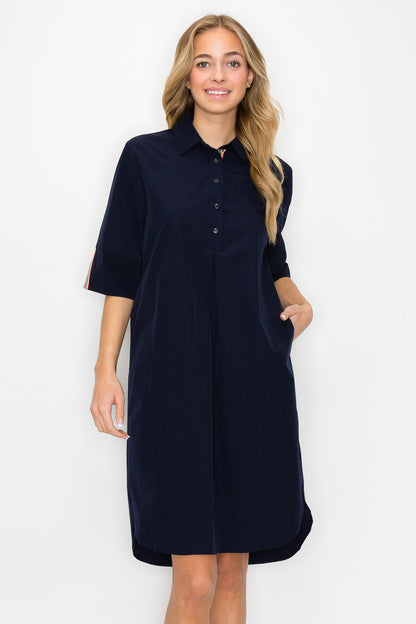Wendi Woven Tunic Dress - JOH APPAREL - Banebrook Collections