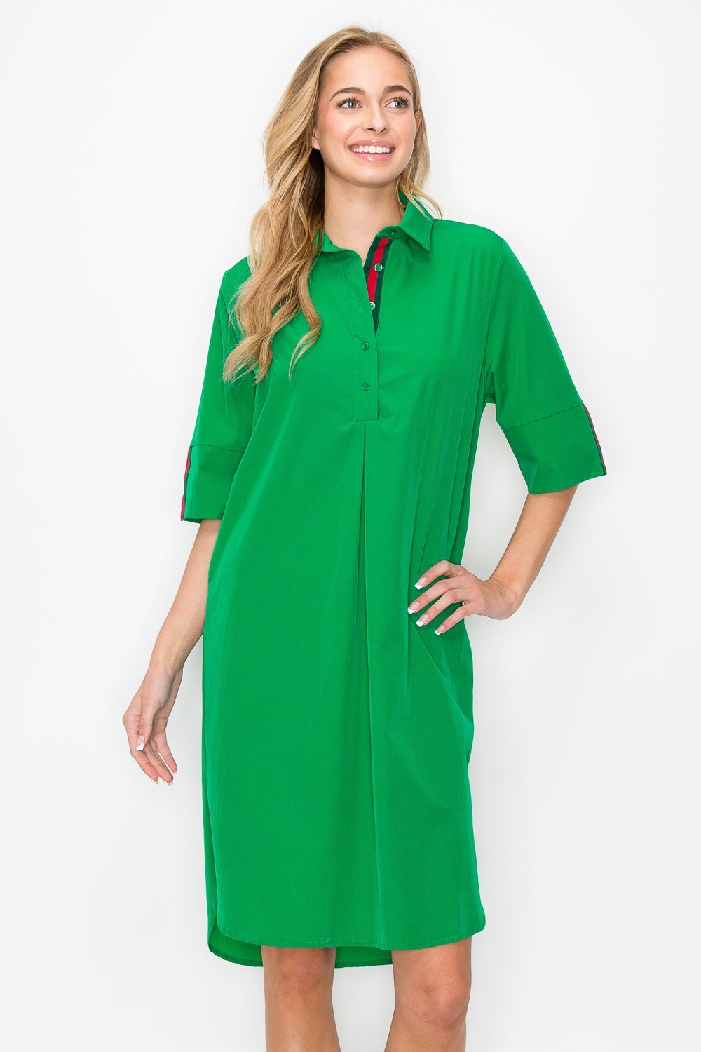 Wendi Woven Tunic Dress - JOH APPAREL - Banebrook Collections
