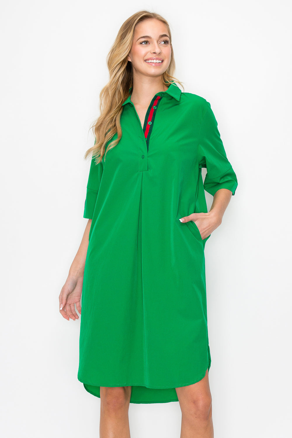 Wendi Woven Tunic Dress - JOH APPAREL - Banebrook Collections