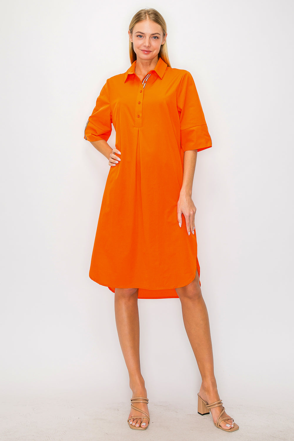 Wendi Woven Tunic Dress - JOH APPAREL - Banebrook Collections