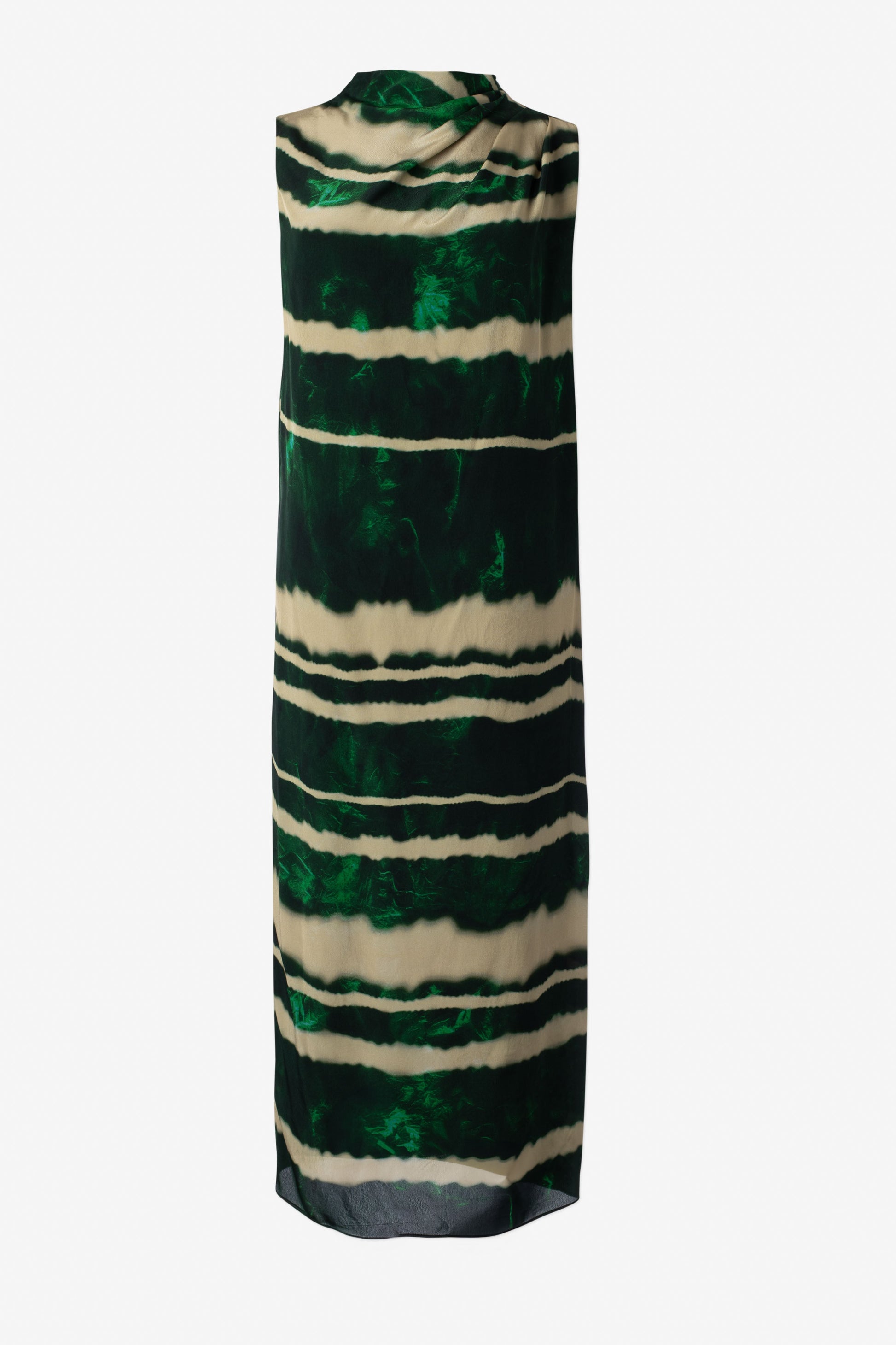Tie Dye Long Dress With Side Slit - Banebrook Collections