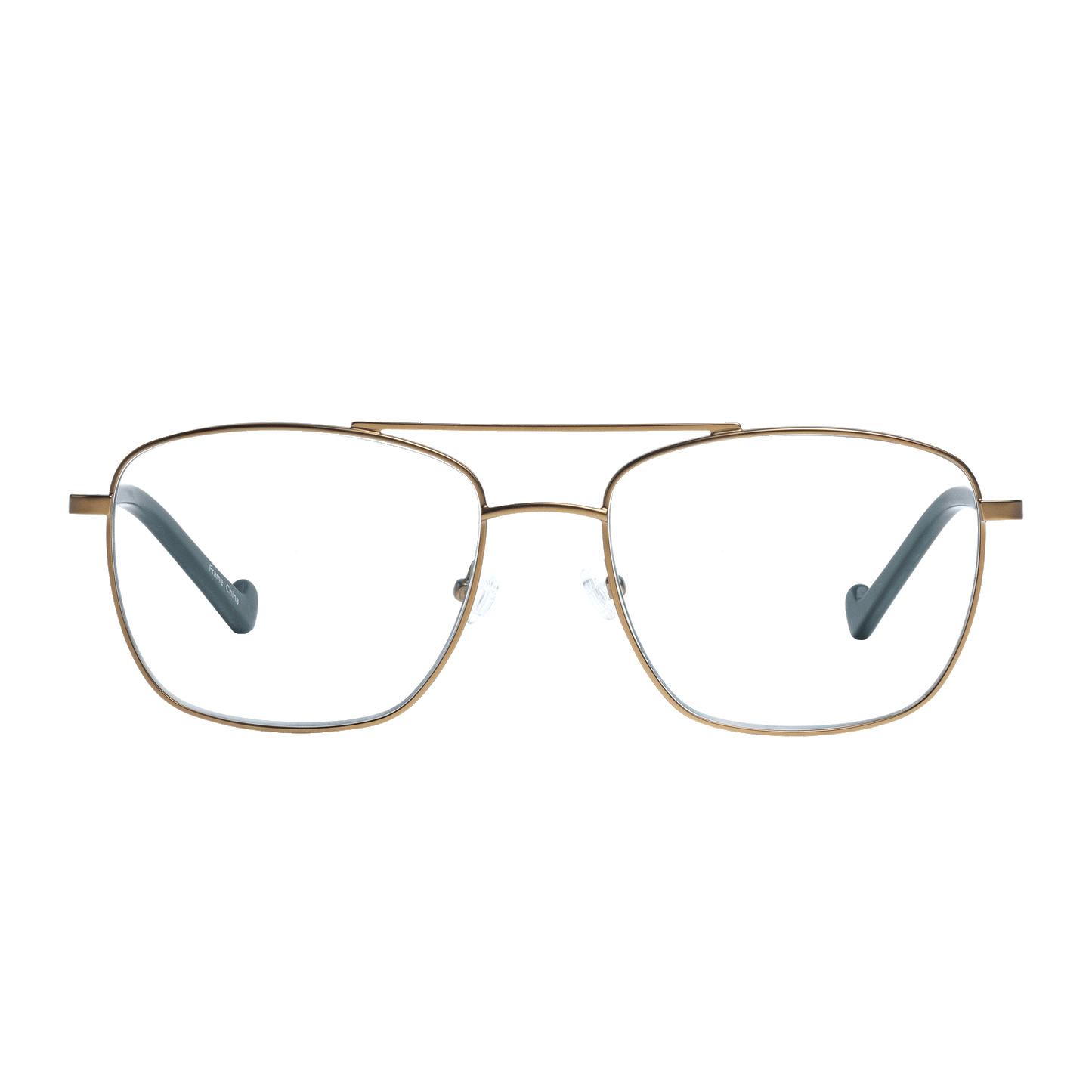 Computer Reading Glasses - Aviator -Titanium Light - Vintage Gold