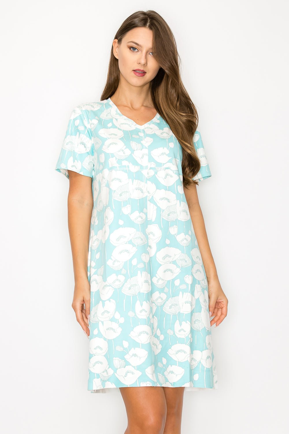 Audrey Stretch Suede Dress - Azalea Flower - JOH APPAREL - Banebrook Collections
