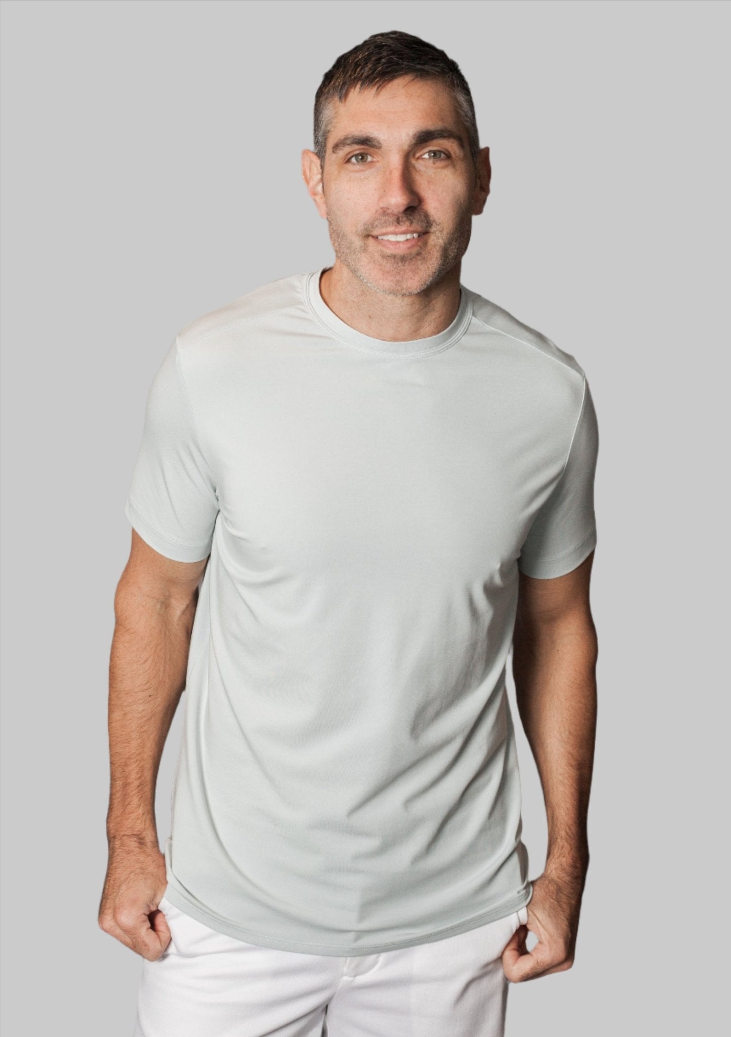 Buki + Cinqo Crew Neck T-Shirt Ice Flow - BUKI - Banebrook Collections