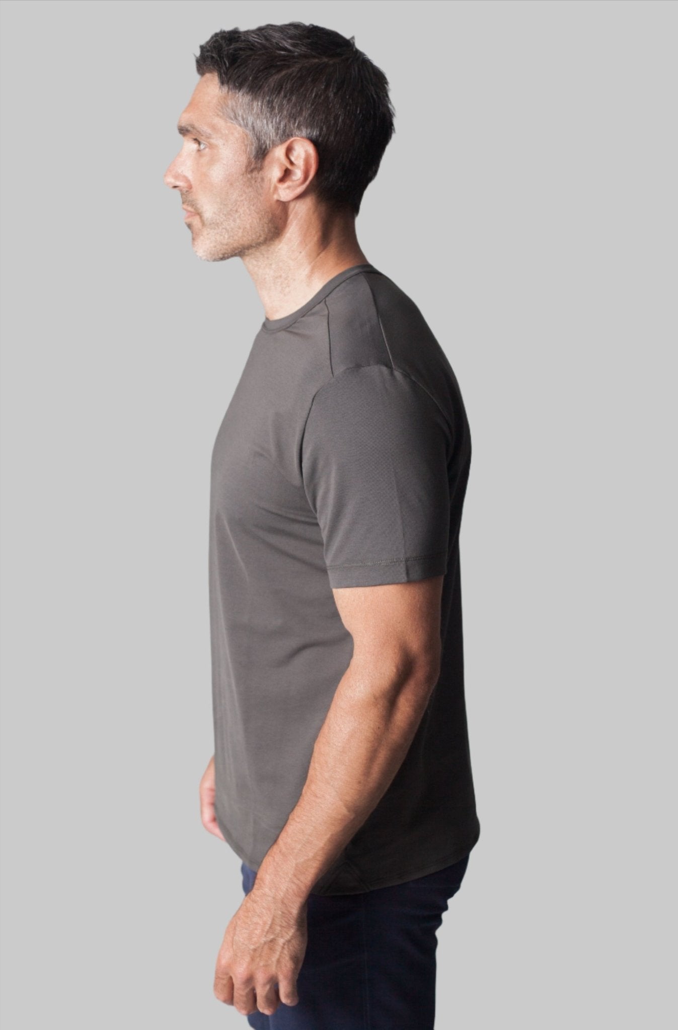 Buki + Cinqo Crew Neck T-Shirt Raven - BUKI - Banebrook Collections