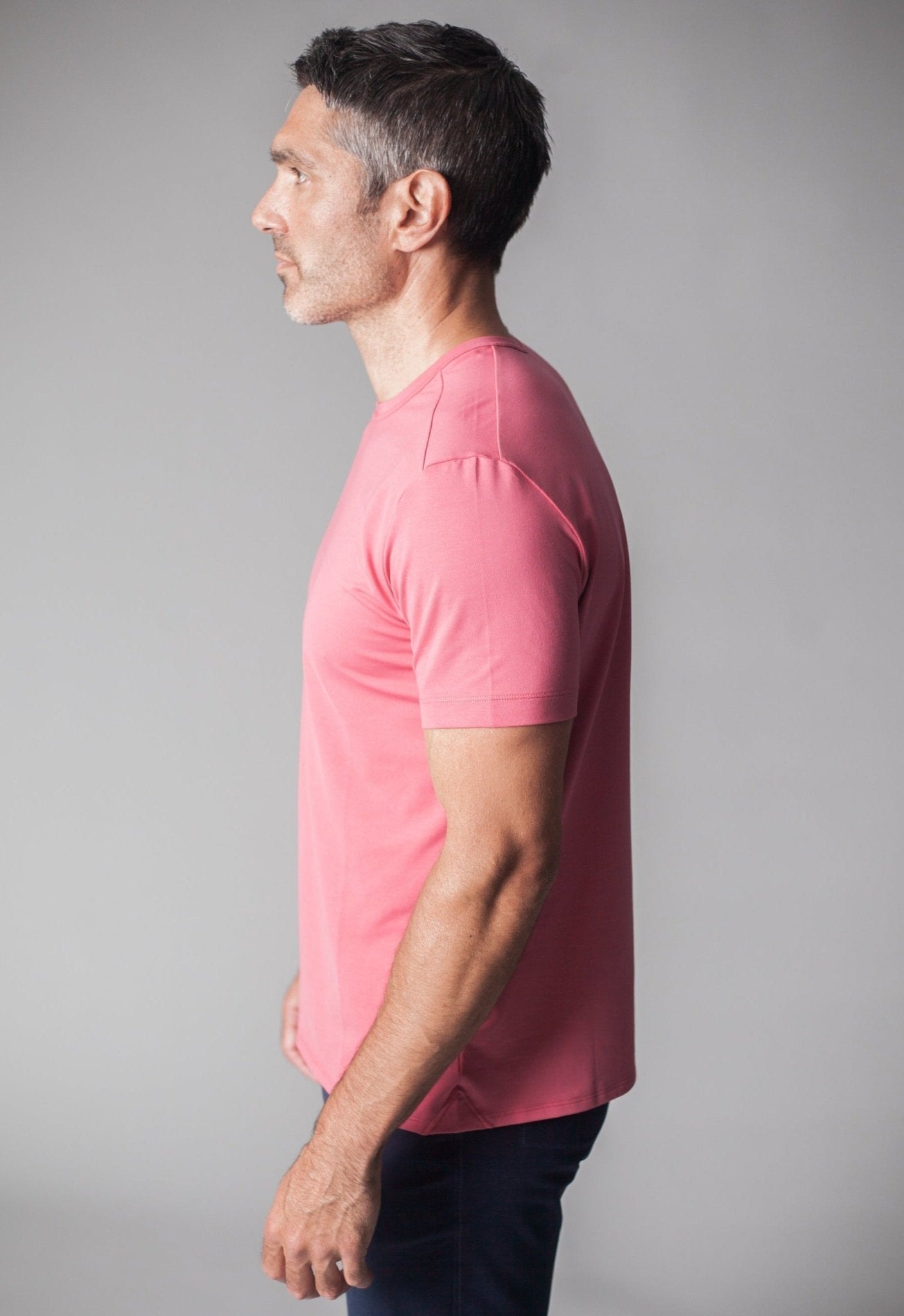Buki + Cinqo Crew Neck T-Shirt Slate Rose - BUKI - Banebrook Collections