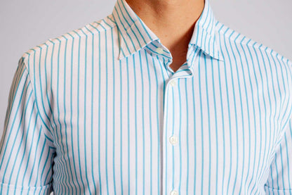 Corsica Stripe Short Sleeve Tech Shirt - BUKI - Banebrook Collections