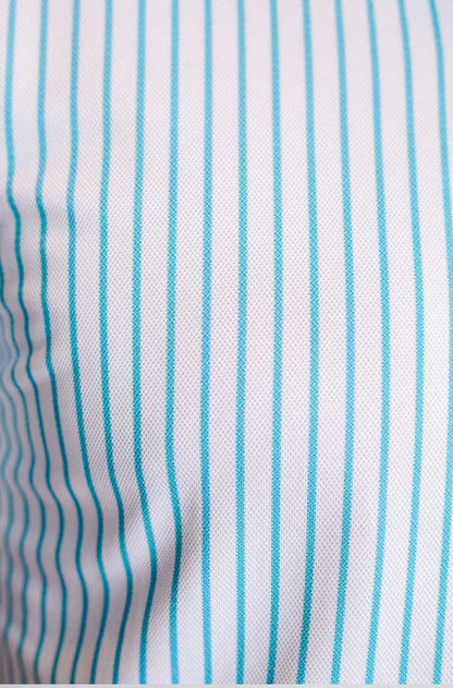 Corsica Stripe Short Sleeve Tech Shirt - BUKI - Banebrook Collections