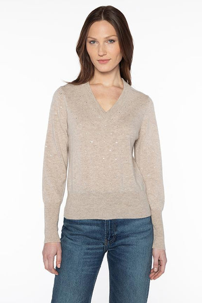 Crystal Vee - KINROSS CASHMERE - Banebrook Collections