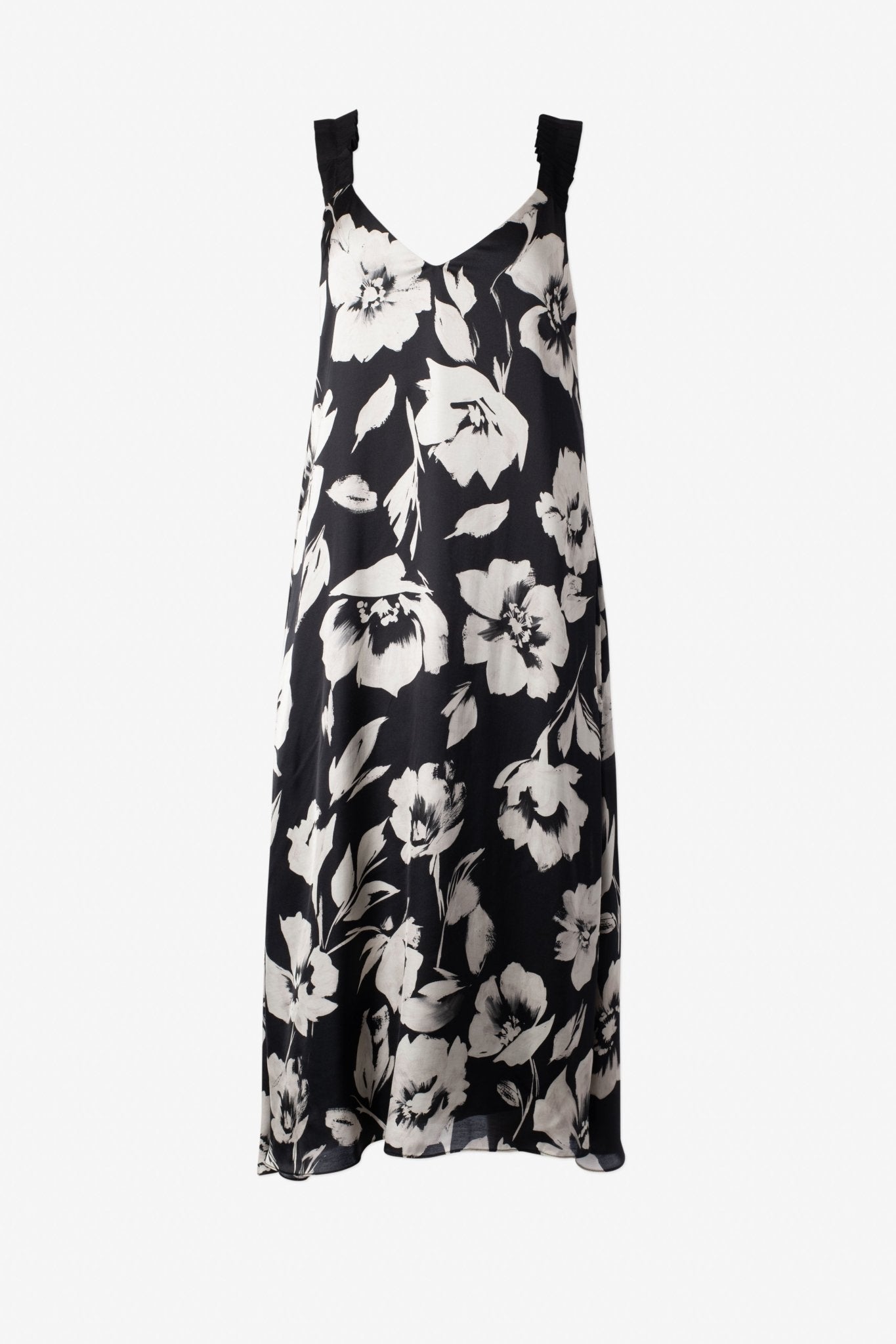 Dress With Gros Grain Shoulder Straps - IRIS SETLAKWE - Banebrook Collections