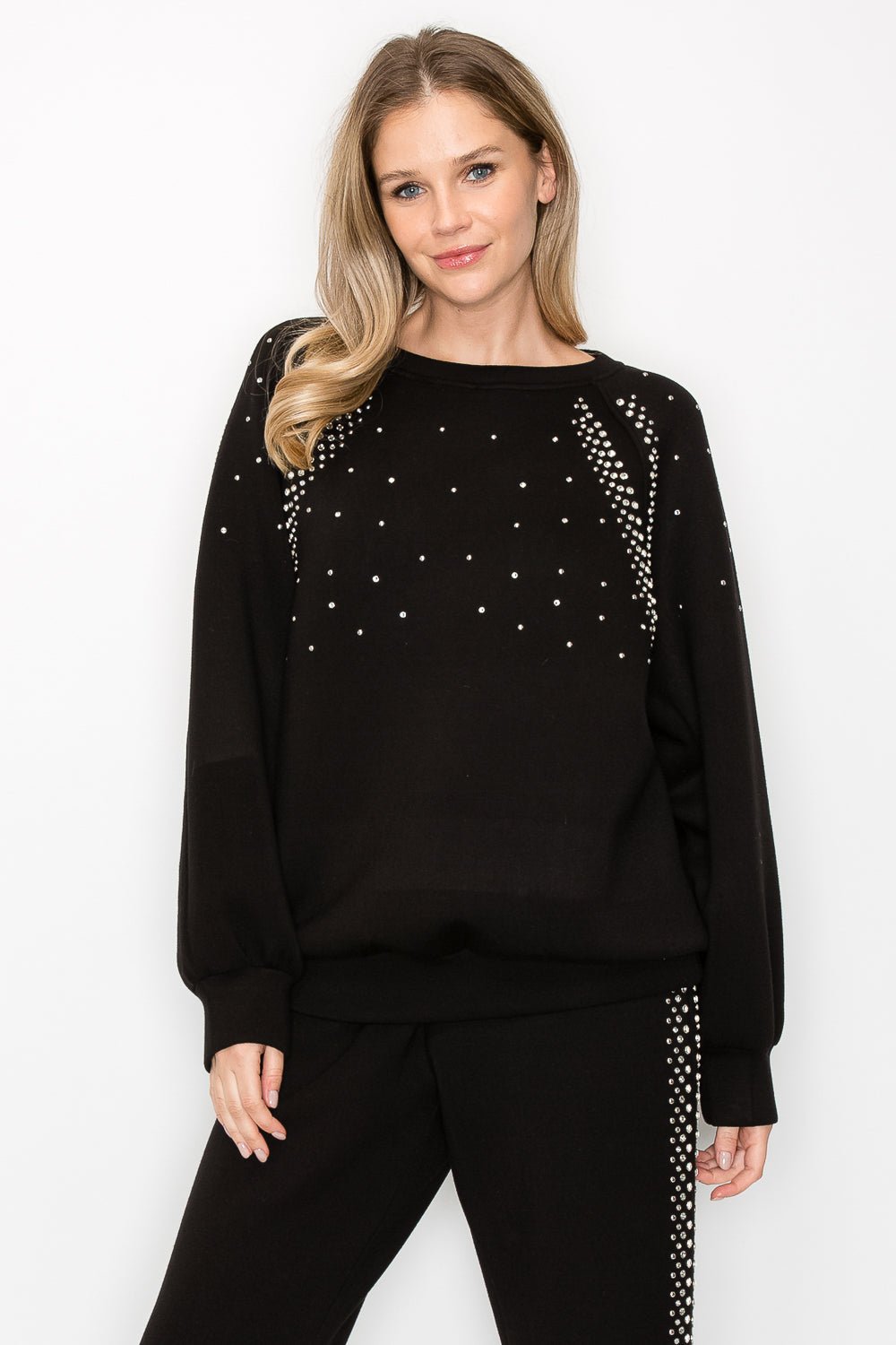 Fredericka Top with Studs - JOH APPAREL - Banebrook Collections
