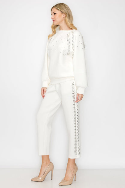 Fredericka Top with Studs - JOH APPAREL - Banebrook Collections