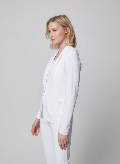 French Terry Looped One - Button Blazer - MAJESTIC FILATURES - Banebrook Collections