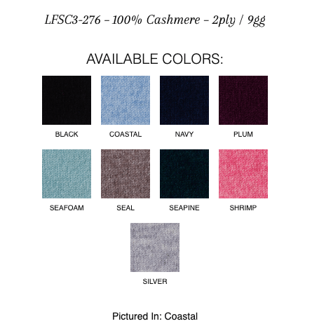 Gathered Sleeve Vee - KINROSS CASHMERE - Banebrook Collections