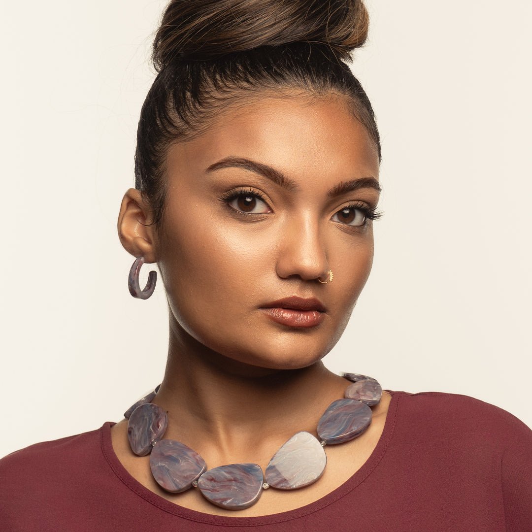 Gemma Necklace Blujasper - PONO - Banebrook Collections