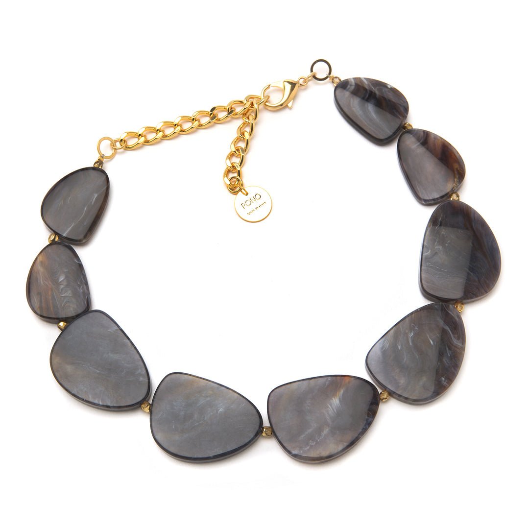 Gemma Necklace Marcasite - PONO - Banebrook Collections