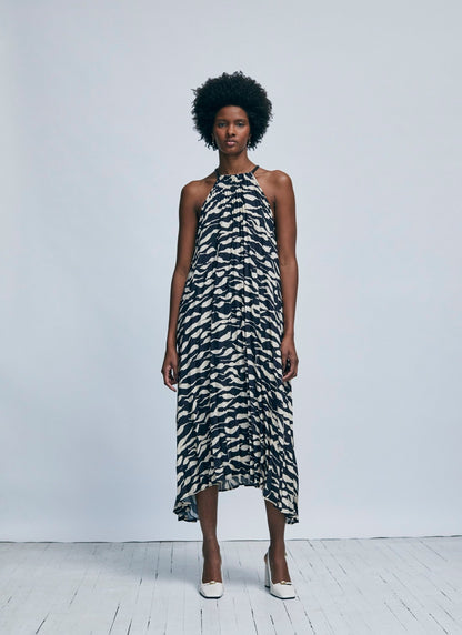 Halter Top Long Pleated Dress - IRIS SETLAKWE - Banebrook Collections